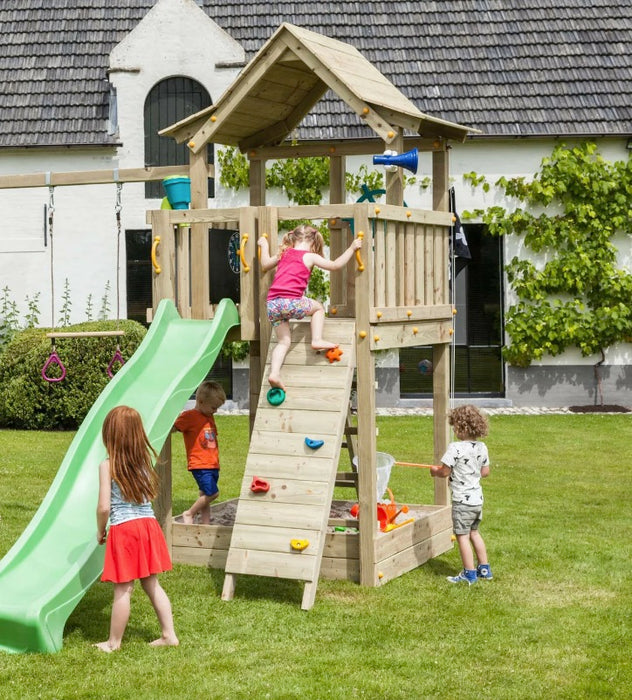 Blue Rabbit Wall Wooden Play Module — Best Gym Equipment