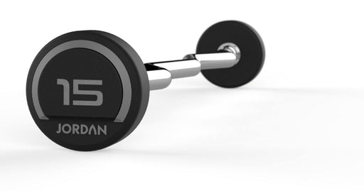 Jordan Premium Rubber Barbells - Curl Bars - Best Gym Equipment