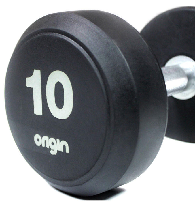 Origin RD2 Rubber Dumbbells Sets (up to 70kg) - Best Gym Equipment