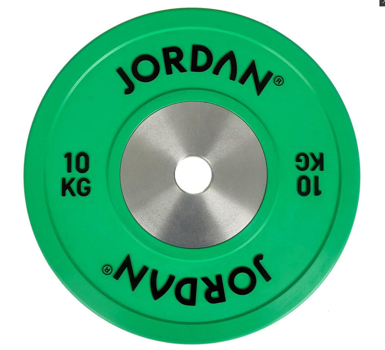 Jordan Calibrated Colour Rubber Competition Plates - 140kg Set - Best Gym Equipment