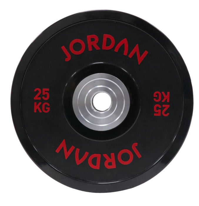 Jordan Black Urethane Competition Plate - Coloured Text - Best Gym Equipment