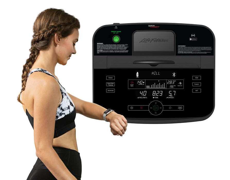 Ex Demo Life Fitness T5 Treadmill with Track Connect Console