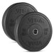 VEGA Fitness 100kg Rubber Bumper Plate Set with 7ft Escape Olympic Power Bar - Best Gym Equipment