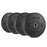 VEGA Fitness 100kg Rubber Bumper Plate Set with 7ft Escape Olympic Power Bar - Best Gym Equipment