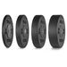 VEGA Fitness ECO Rubber Crumb Olympic Bumper Plates - 100kg Set - Best Gym Equipment