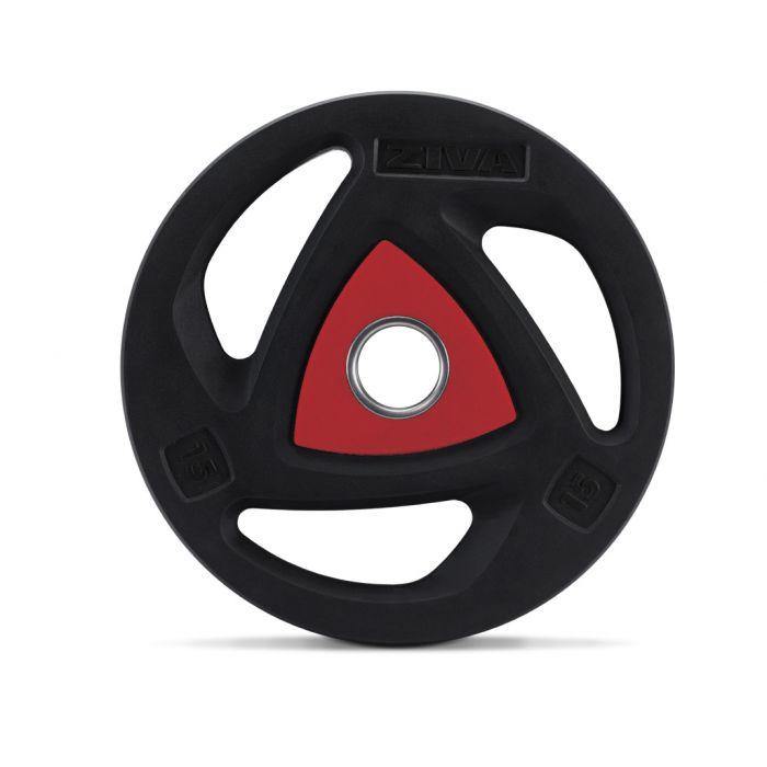 Ziva ZVO PU Grip Disc With Colour Insert — Best Gym Equipment