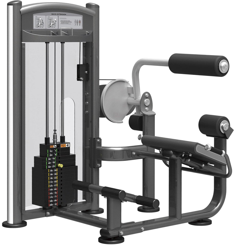 GymGear Elite Series Back Extension Selectorised Station - Best Gym Equipment