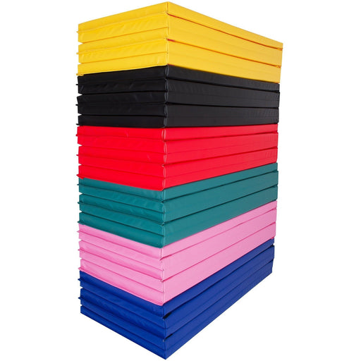 Cannons Foldable Double Gymnastics Mat 10ft x 4ft x 50mm