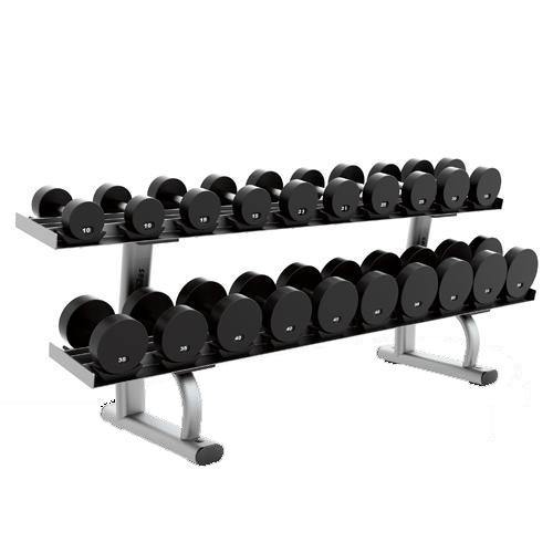 Life Fitness Signature Series Two Tier Dumbbell Rack - Best Gym Equipment