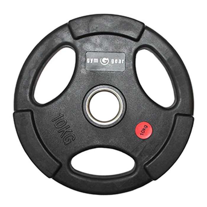 GymGear Rubber Olympic Weight Plates (Tri-Grip) - Best Gym Equipment