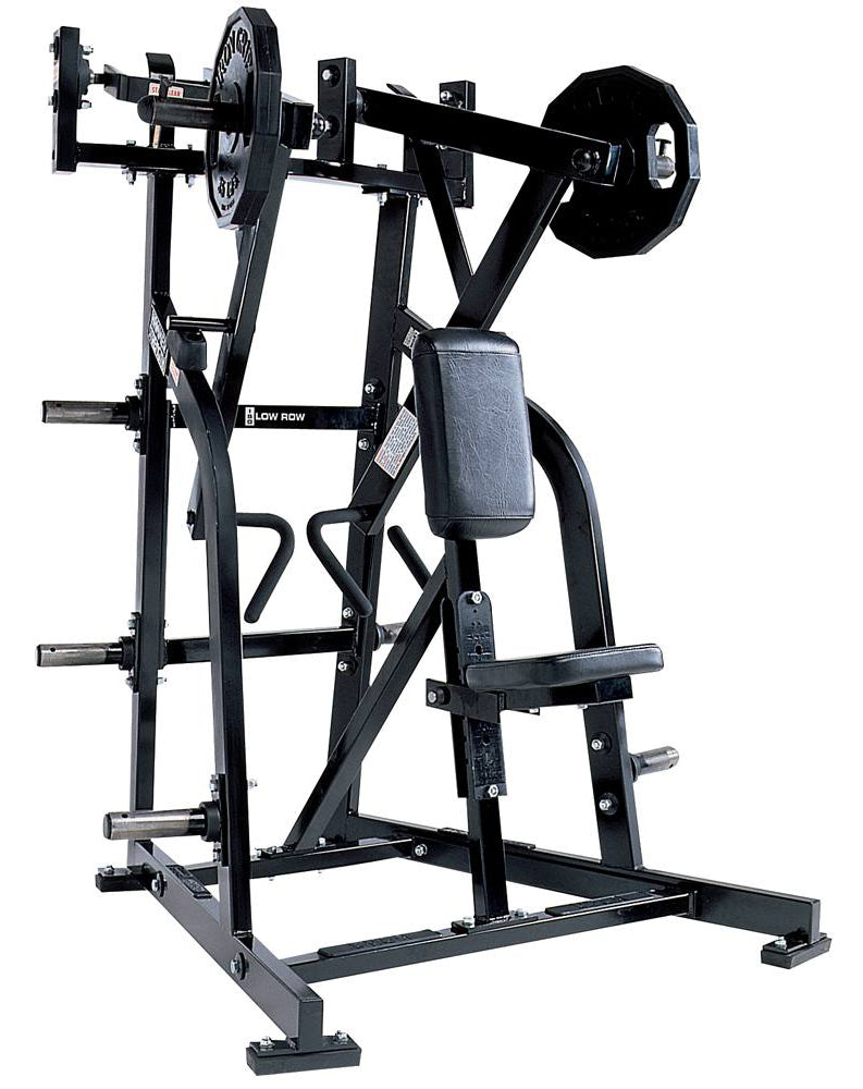 gym equipment low row hammer strength machine