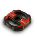 Jordan Ignite V2 Urethane Studio Barbell Plates - Red/Black - Best Gym Equipment