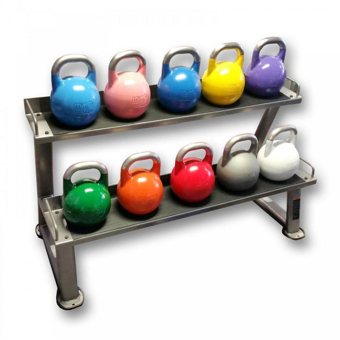 MYO Strength Competition Kettlebell - Complete Set with Rack (10 Bells + 1 Rack)