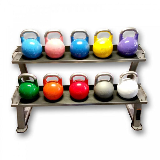 MYO Strength Competition Kettlebell Complete Set with Rack (10