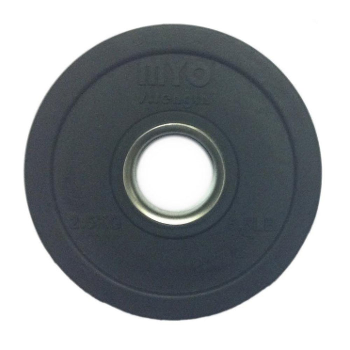 MYO Strength Olympic Disc Rubber Coated Black