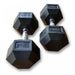 MYO Strength Rubber Dumbbells HEX - 2.5kg Pair