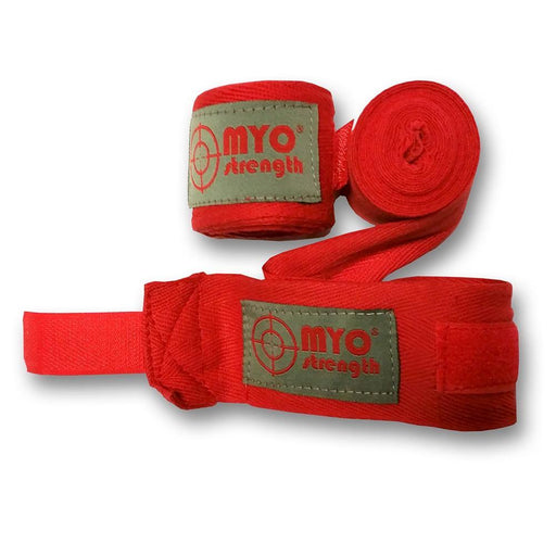 MYO strength Hand Wrap – Red – 100% Cotton 2.5m