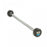 MYO Strength Rubber Barbell with PU End Cap - 10kg Straight