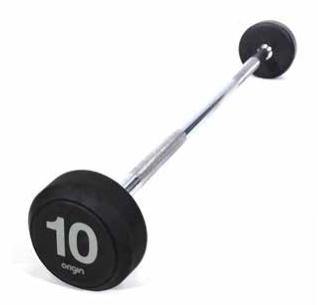 Origin RD2 Rubber Barbells Set with Rack (10-45kg) - Best Gym Equipment