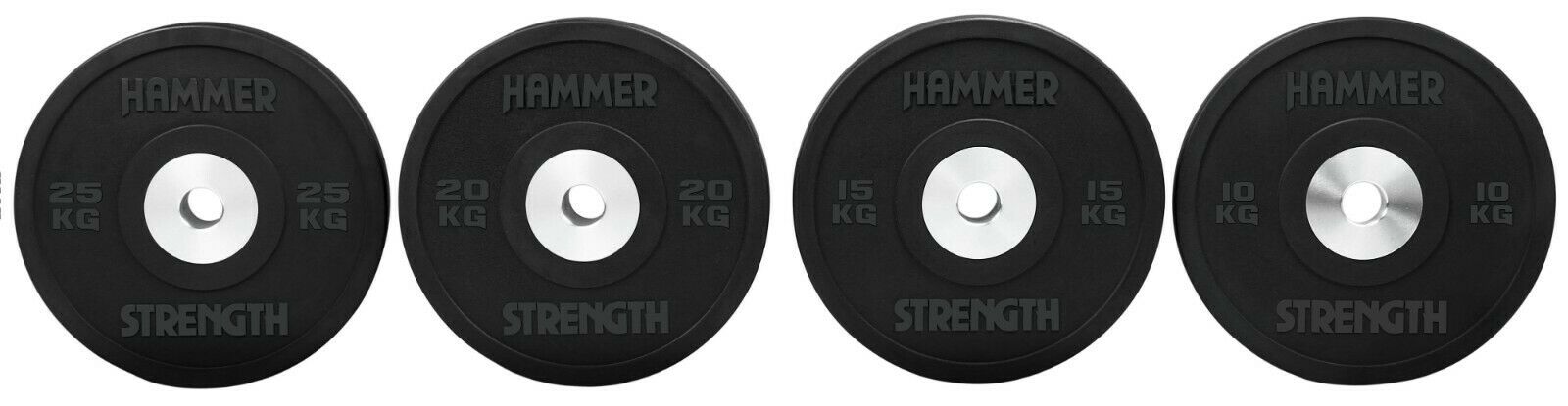 Hammer Strength Premium Rubber Bumper Plate Set - 140kg