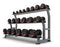 Jordan Dumbell Rack Oval Frame (10 Pair - 3 Tier) - Best Gym Equipment
