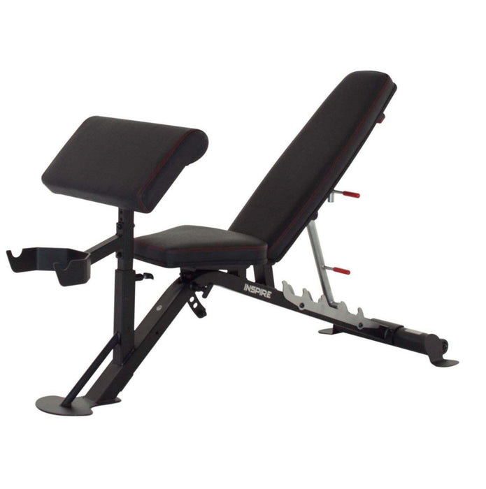 Inspire Fitness SCS Commercial Adjustable Bench with Preacher Curl