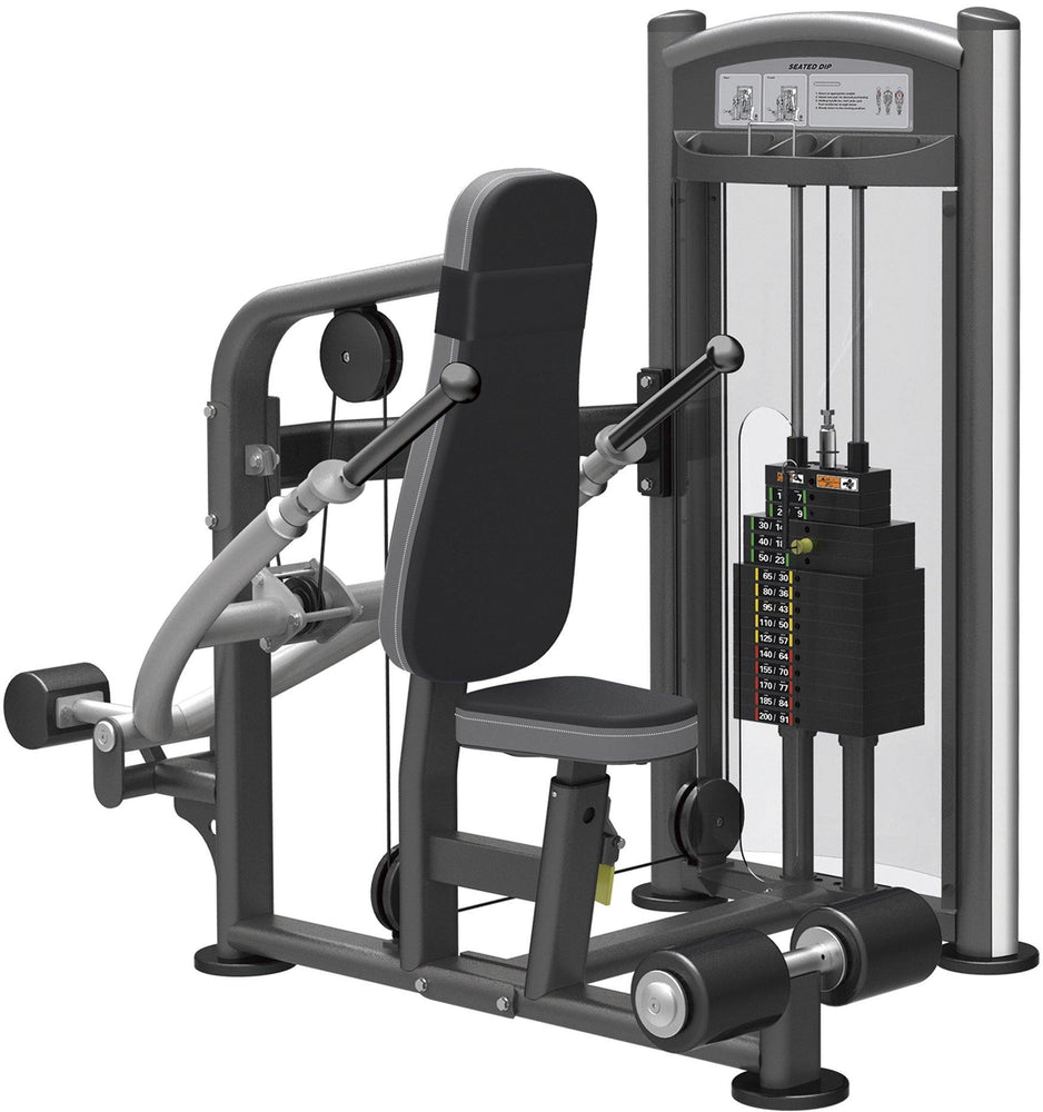 GymGear Elite Series Seated Dip Selectorised Station - Best Gym Equipment