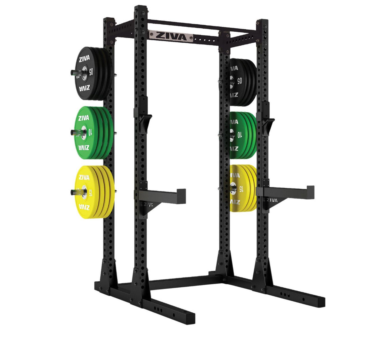 Nextiva Rack Ziva XP Half Rack with Storage — Best Gym Equipment